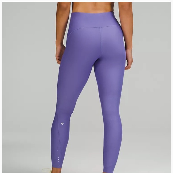 NWT Lululemon SenseKnit Running HR Tight 28” Charged Indigo Sz 6 - Picture 3 of 14